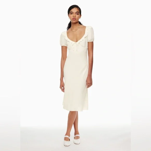 Aritzia Sunday Best Letti Dress, Whisper White - Picture 8 of 16